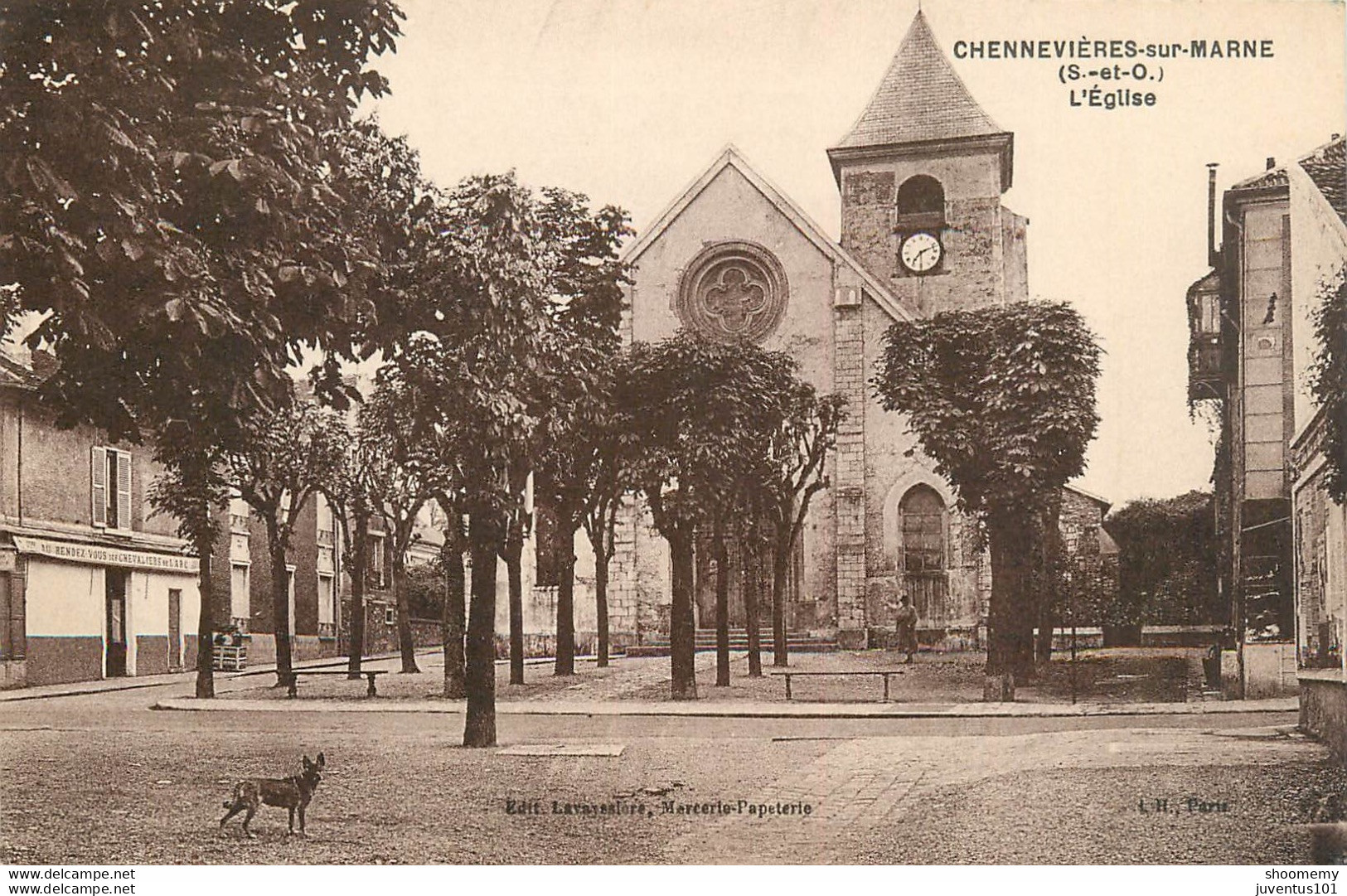 CPA Chennevières Sur Marne-L'église-Timbre     L1236 - Chennevieres Sur Marne
