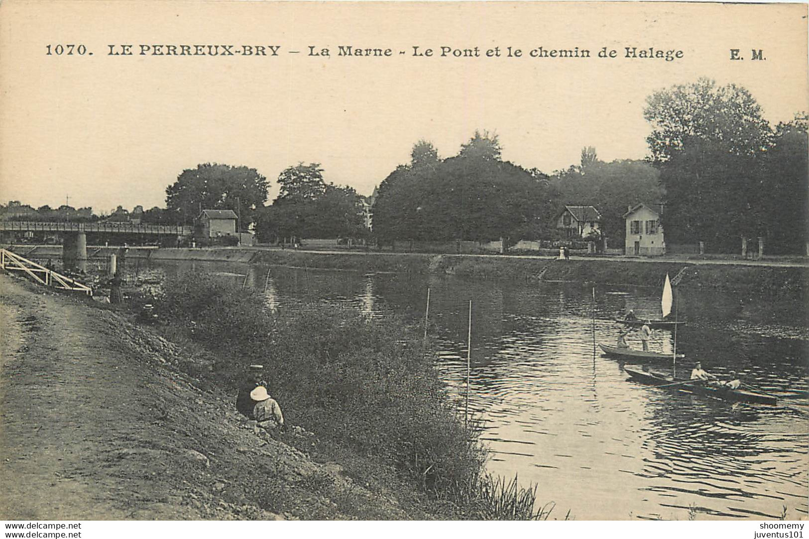 CPA Le Perreux Bry-La Marne-Le Pont Et Le Chemin De Halage     L1226 - Villeneuve Saint Georges