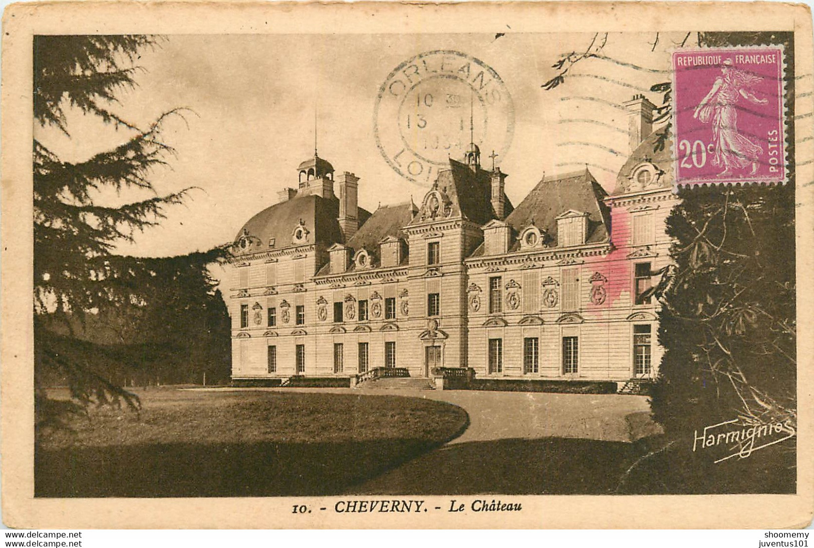 CPA Cheverny-Le Château-Timbre       L1197 - Cheverny