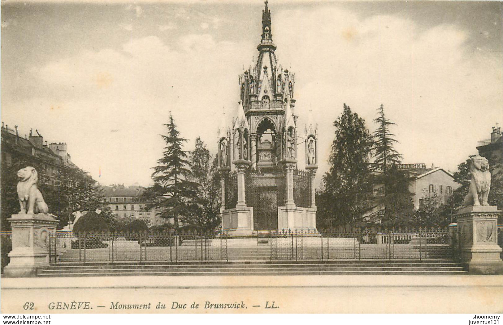 CPA Genève-Monument Du Duc      L1197 - Genève