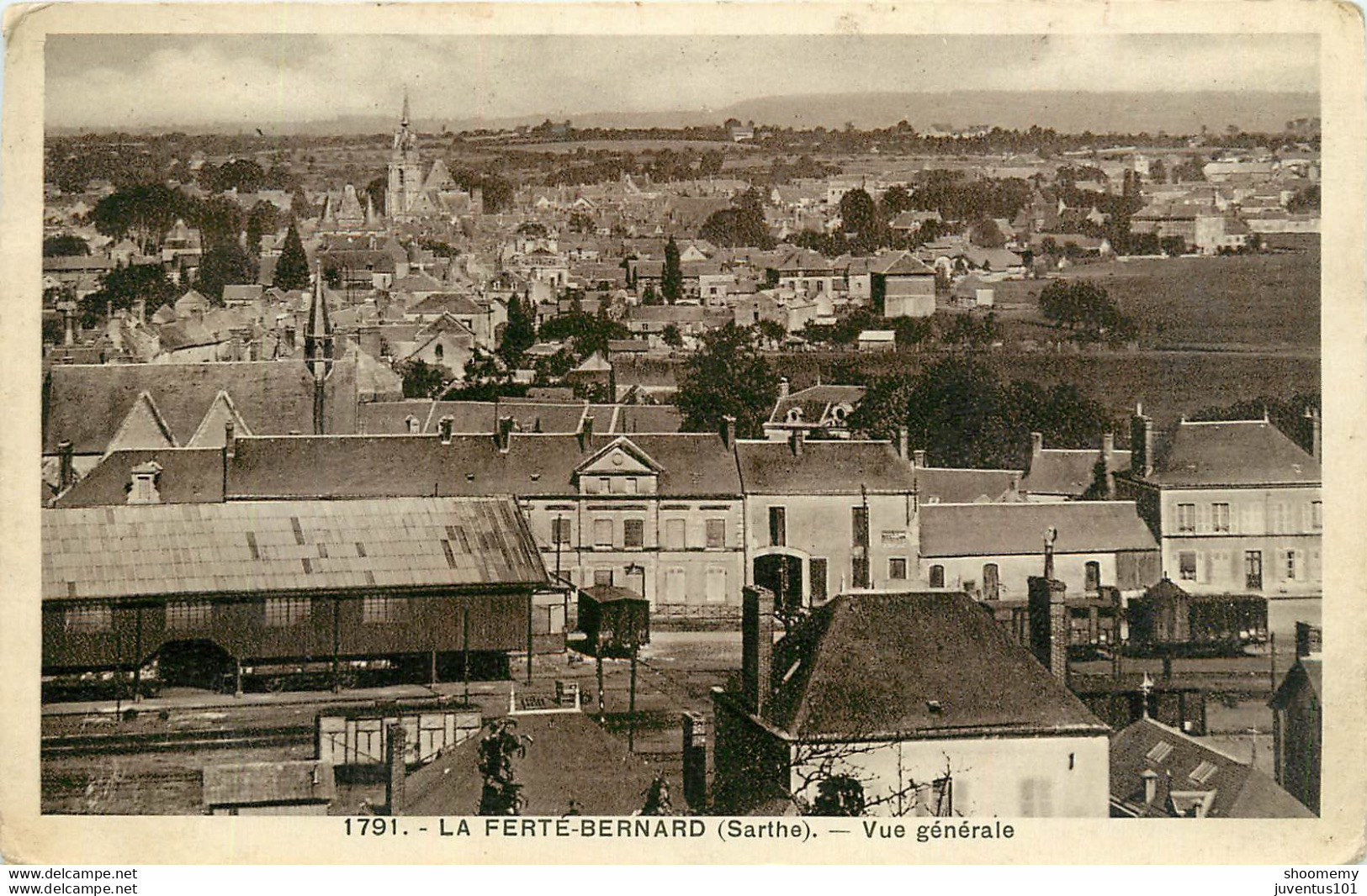 CPA La Ferté Bernard-Vue Générale-Timbre     L1175 - La Ferte Bernard