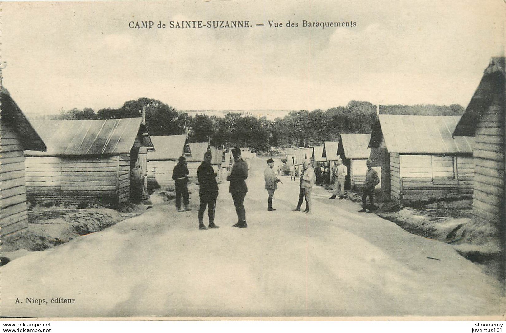 CPA Camp De Sainte Suzanne-Vue Des Baraquements      L1127 - Sainte Suzanne