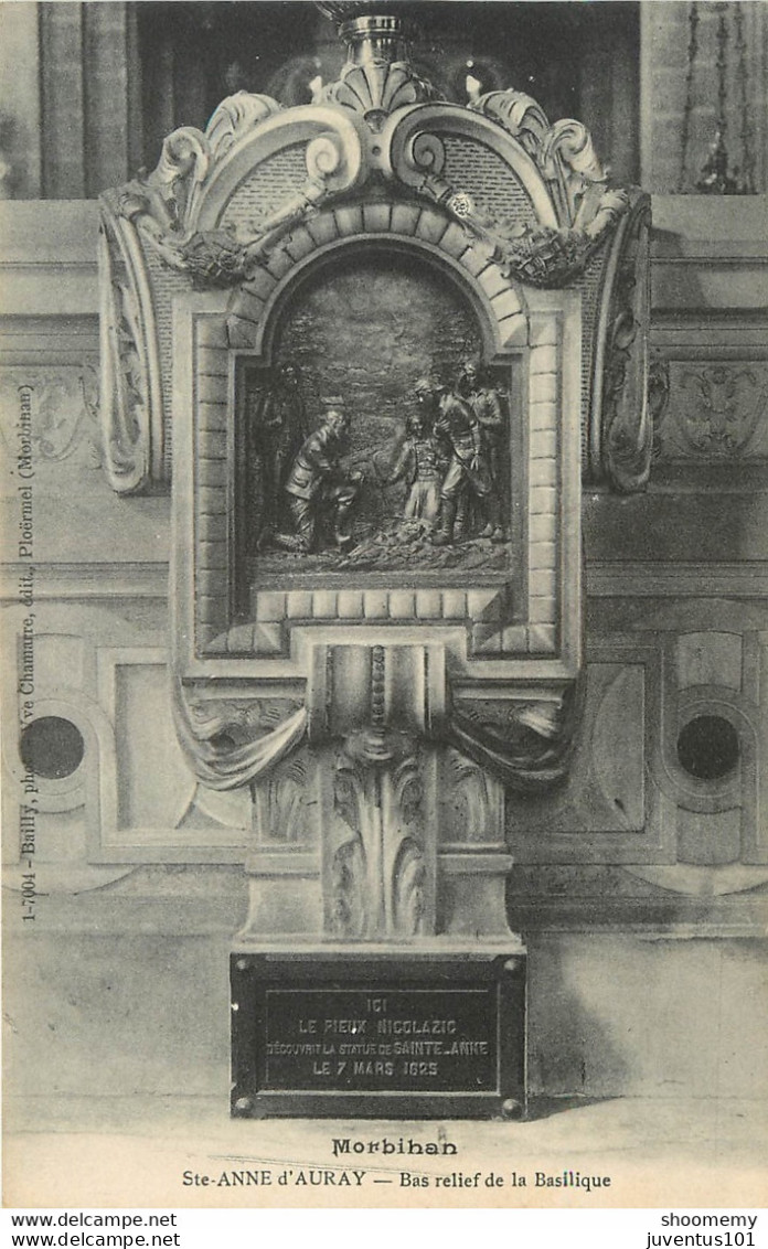 CPA Saint Anne D'Auray-Bas Relief De La Basilique      L1134 - Sainte Anne D'Auray