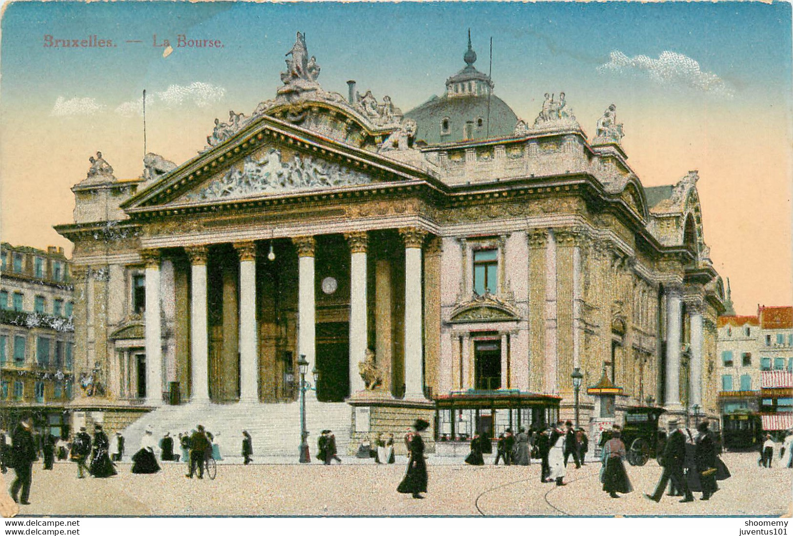 CPA Bruxelles-La Bourse        L1119 - Bauwerke, Gebäude