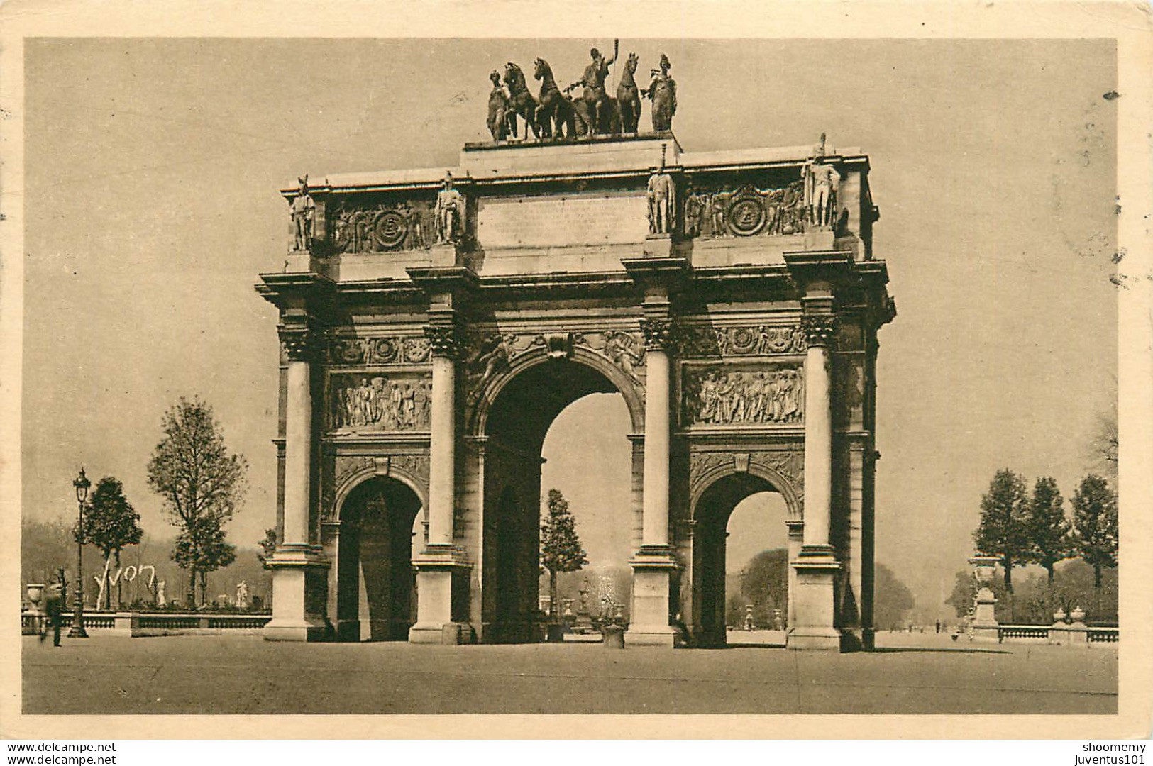 CPA Paris-Arc De Triomphe-Timbre       L1116 - Triumphbogen