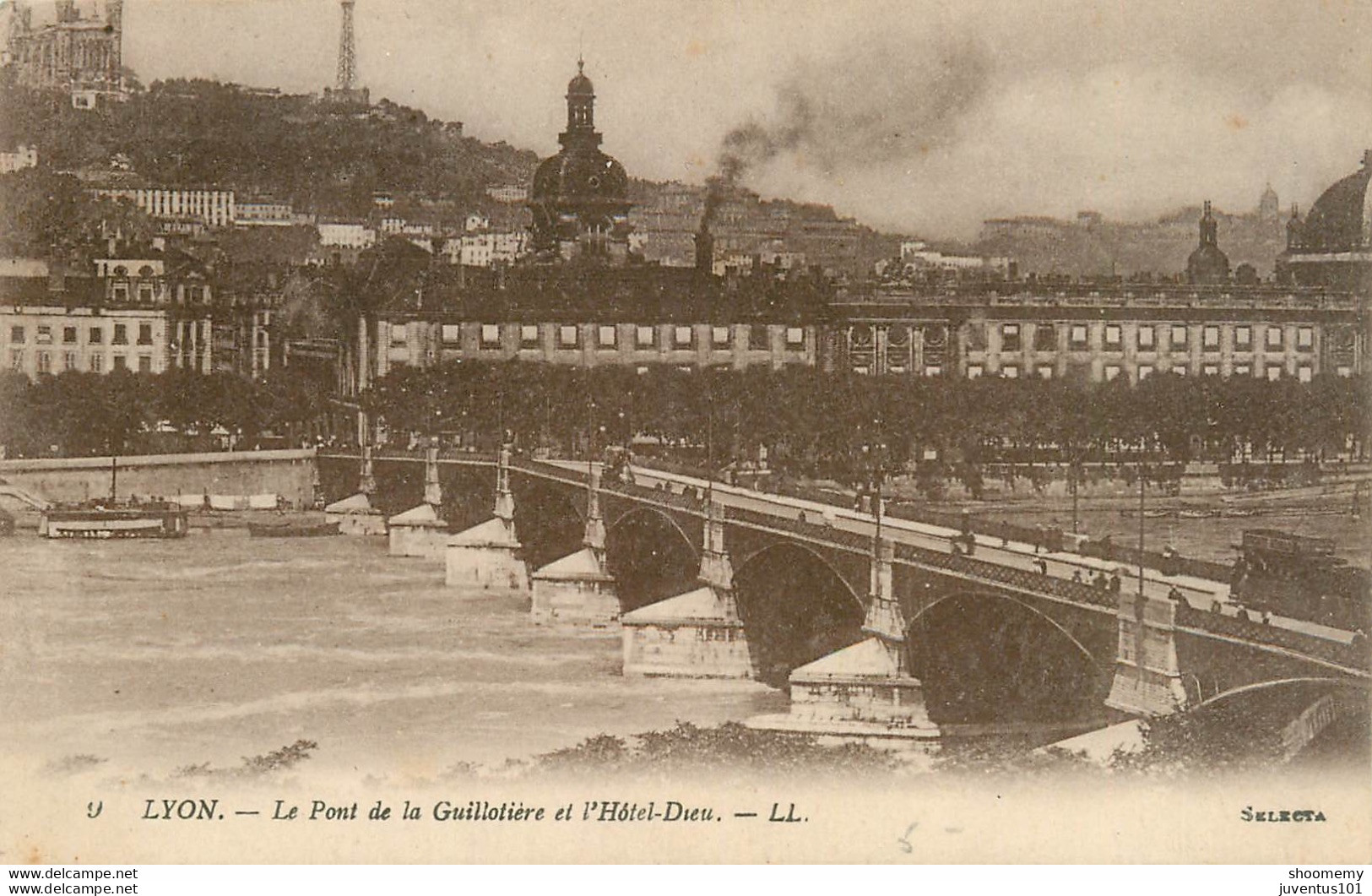 CPA Lyon-Pont De La Guillotière       L1116 - Autres & Non Classés