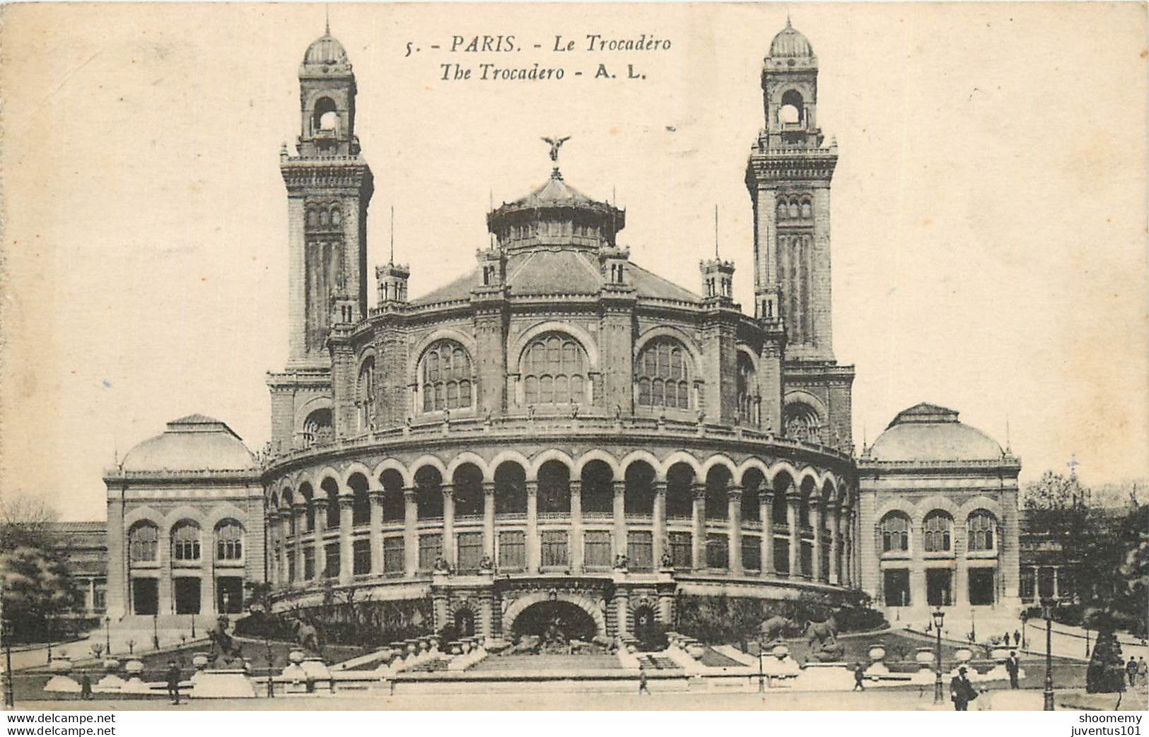 CPA Paris-Trocadéro-Timbre   L1330 - Other Monuments