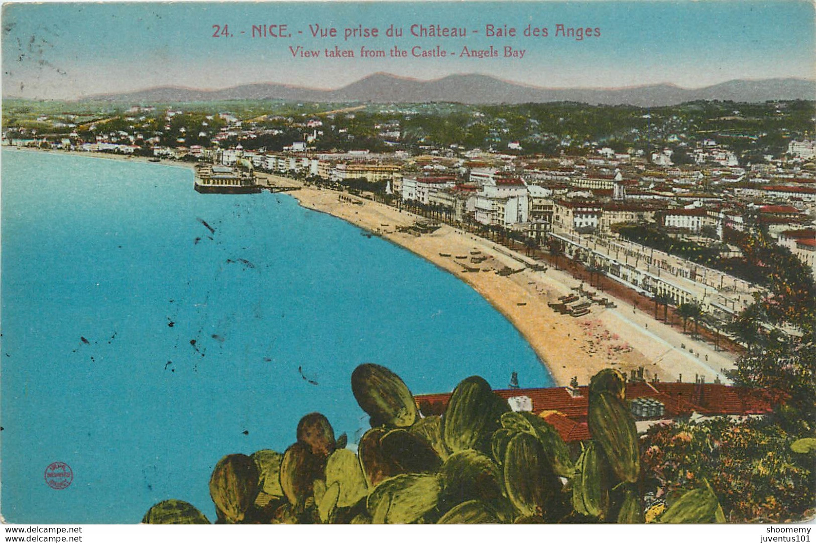 CPA Nice-Vue Prise Du Château-Timbre   L1324 - Multi-vues, Vues Panoramiques