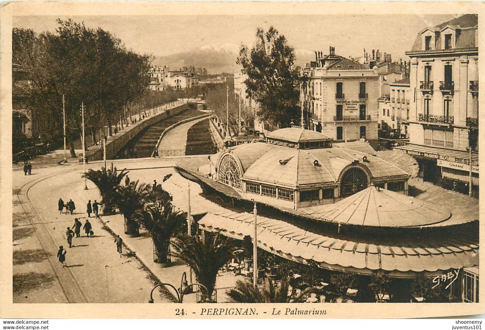 CPA Perpignan-Le Palmarium-Timbre   L1324 - Perpignan