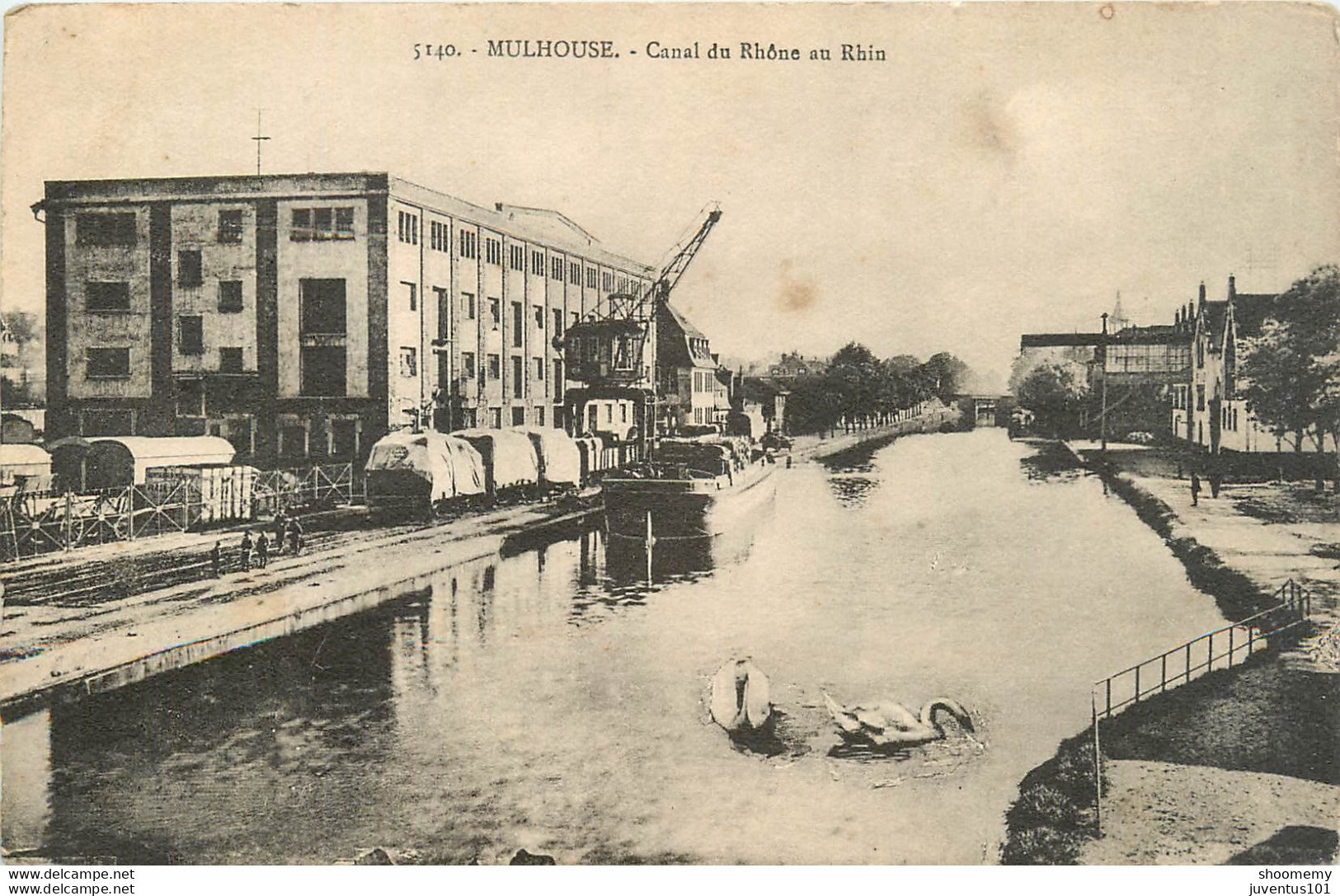 CPA Mulhouse-Canal Du Rhône Au Rhin      L1319 - Mulhouse