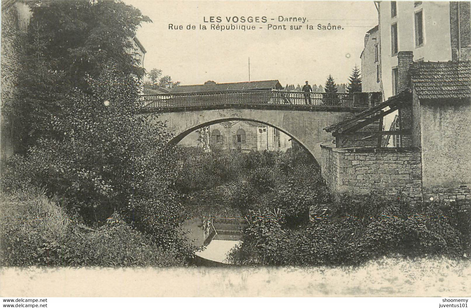 CPA Les Vosges-Darney-Rue De La République-Pont Sur La Saône    L1271 - Darney