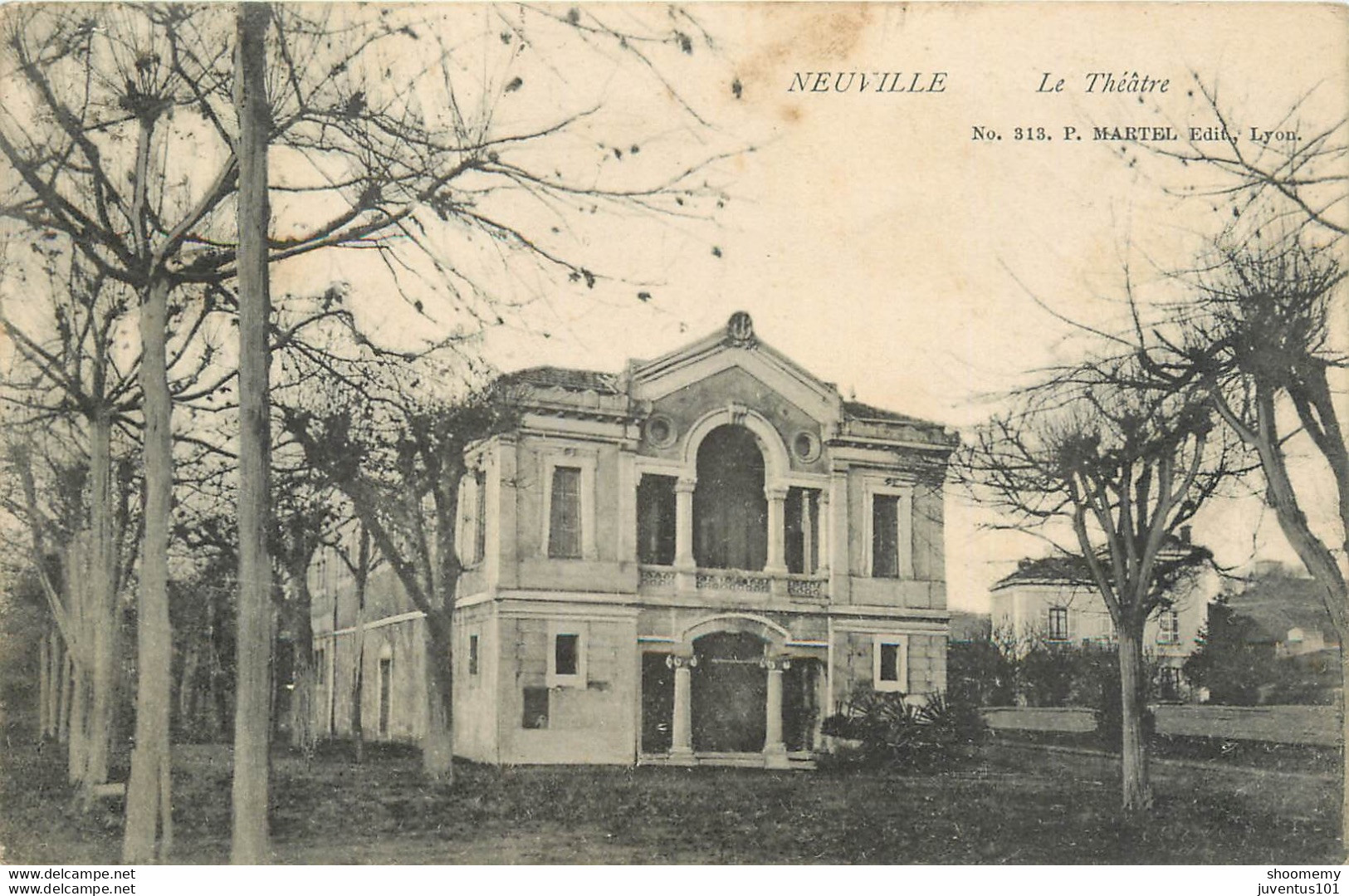 CPA Neuville-Le Théâtre-Timbre     L1270 - Neuville Sur Saone