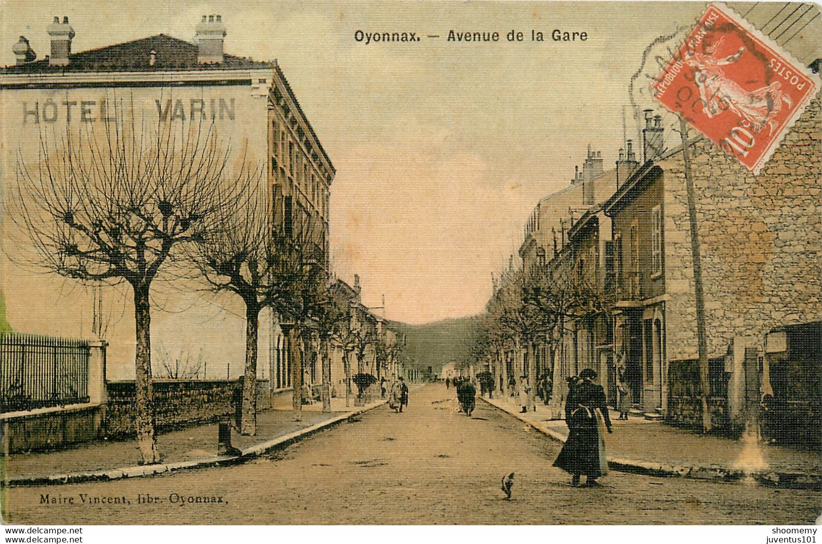 CPA Oyonnax-Avenue De La Gare-Timbre     L1270 - Oyonnax