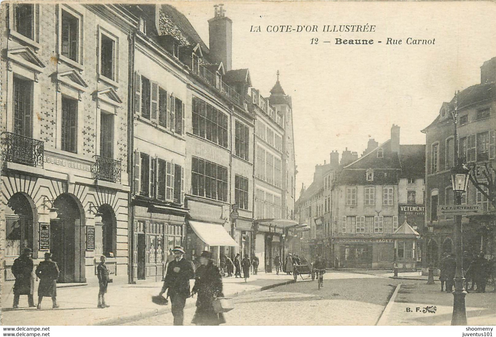CPA Beaune-Rue Carnot-Timbre    L1271 - Beaune
