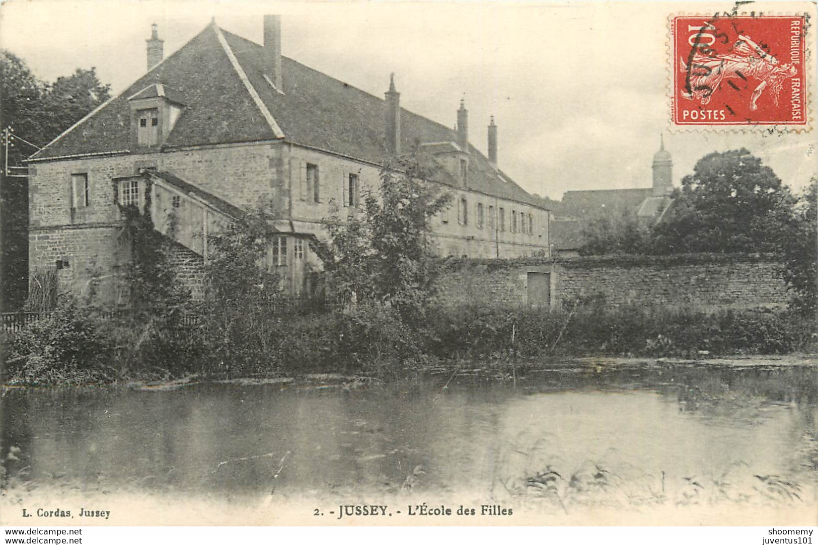 CPA Jussey-L'école Des Filles-Timbre   L1260 - Other & Unclassified