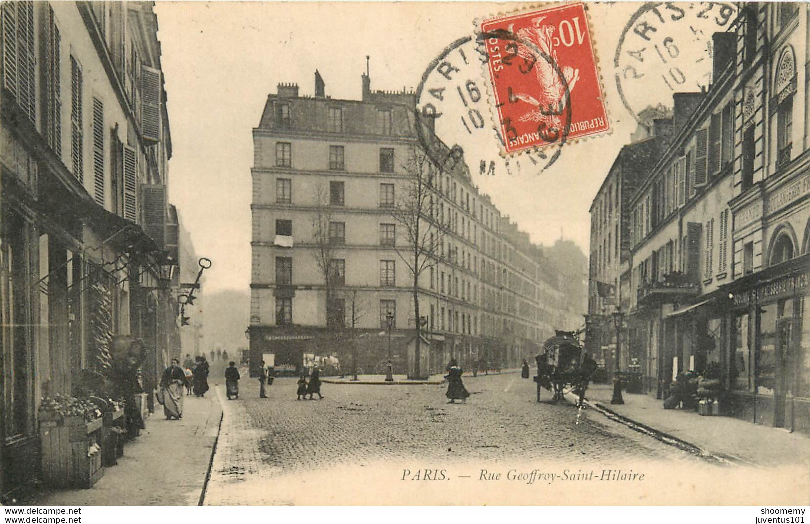 CPA Paris-Rue Geoffroy Saint Hilaire-Timbre      L1248 - Paris (05)