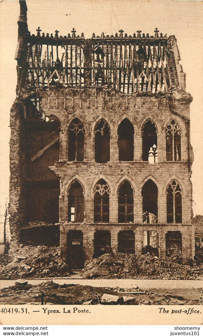 CPA Ypres-La Poste     L1487 - Ieper