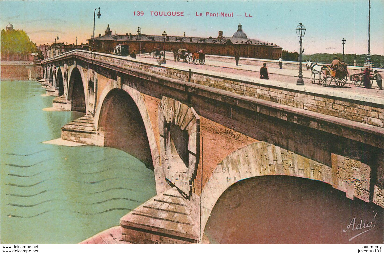 CPA Toulouse-Le Pont Neuf-Timbre     L1482 - Toulouse