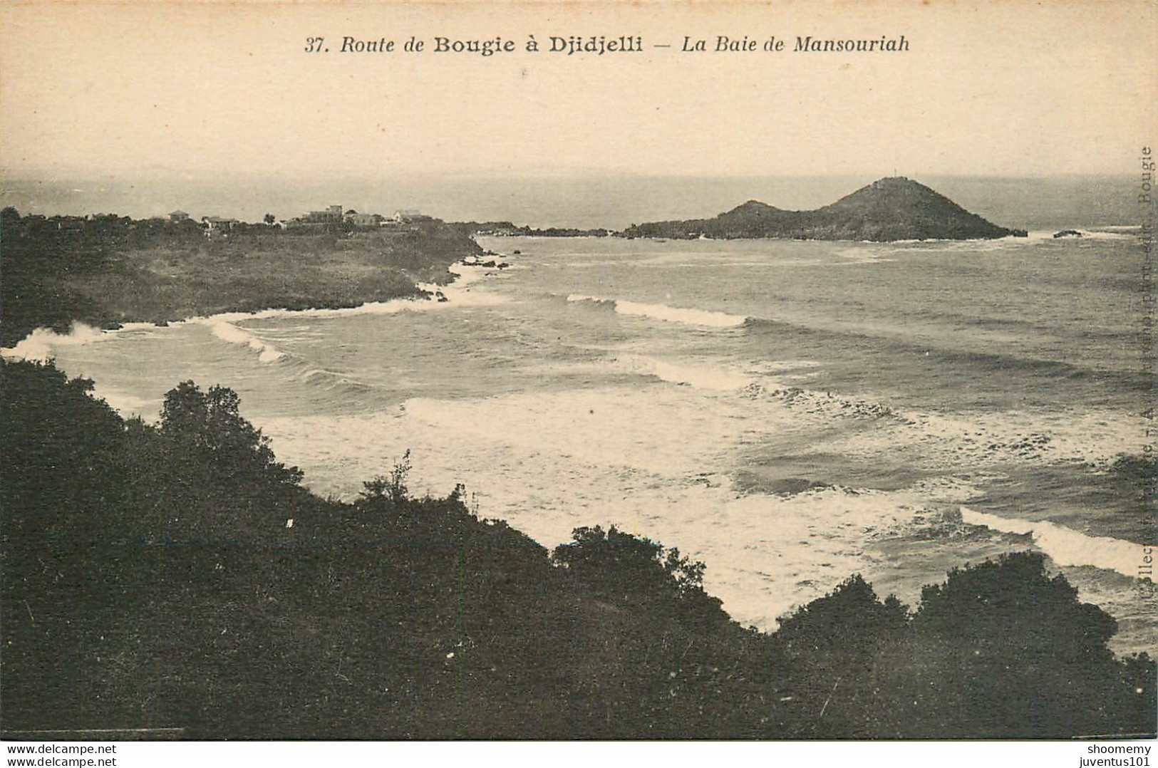 CPA Route De Bougie à Djidjelli-La Baie De Mansouriah      L1481 - Bejaia (Bougie)