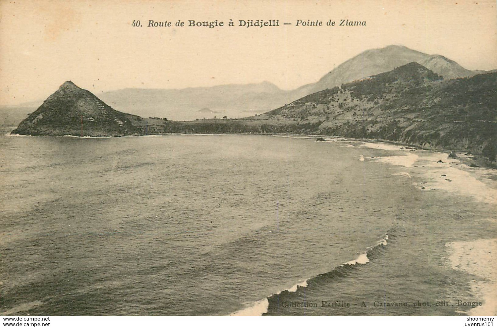 CPA Route De Bougie à Djidjelli-Pointe De Ziama      L1481 - Bejaia (Bougie)
