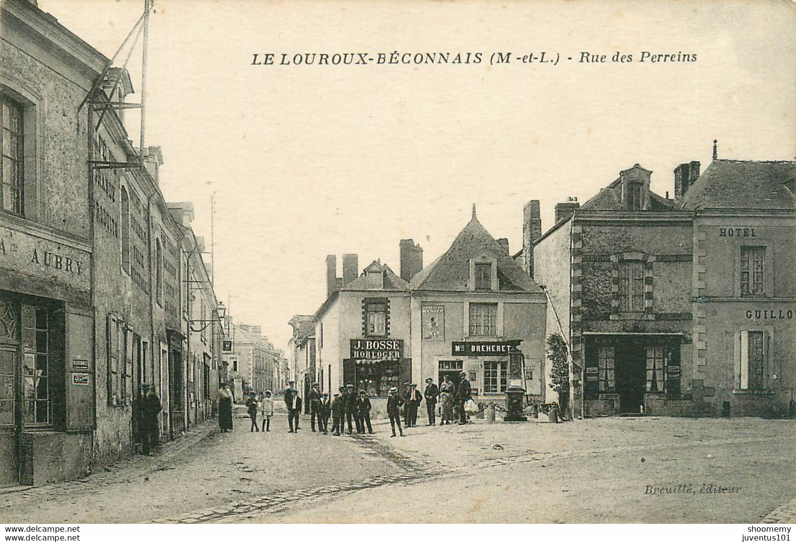 CPA Le Louroux Béconnais-Rue Des Perreins    L1467 - Le Louroux Beconnais