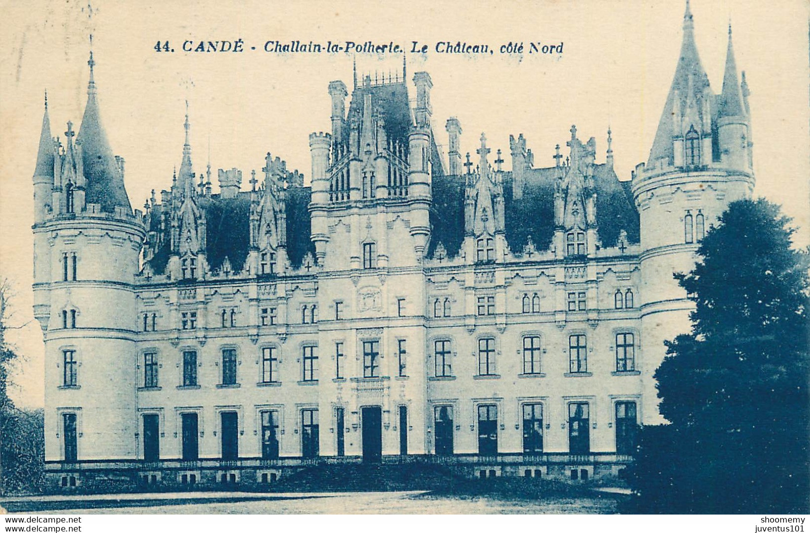 CPA Candé-Challain La Potherie-Le Château-Timbre     L1466 - Other & Unclassified