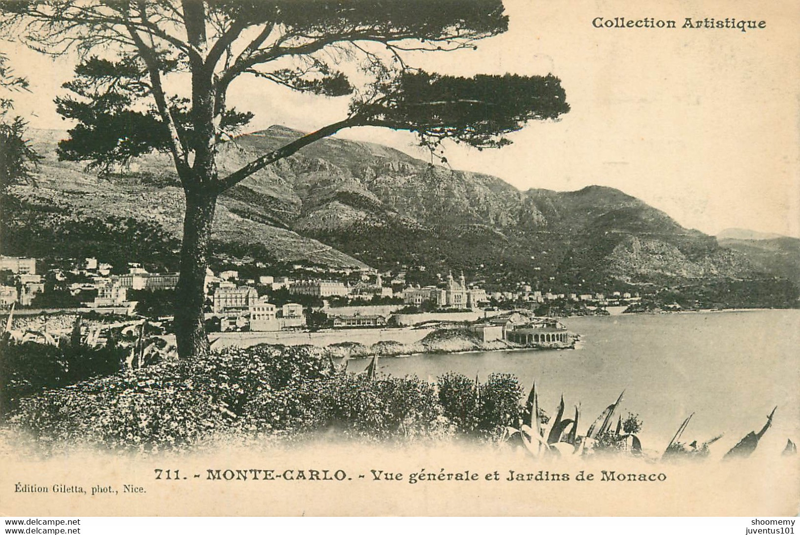 CPA Monte Carlo-Vue Générale Et Jardins De Monaco    L1459 - Andere & Zonder Classificatie