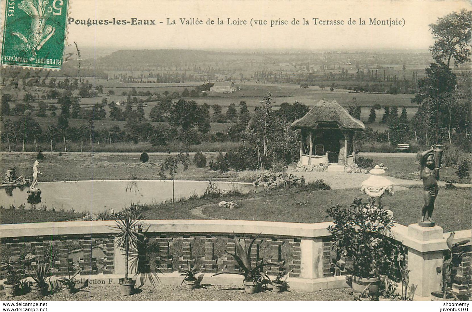 CPA Pougues Les Eaux-La Vallée De La Loire-Timbre    L1454 - Pougues Les Eaux