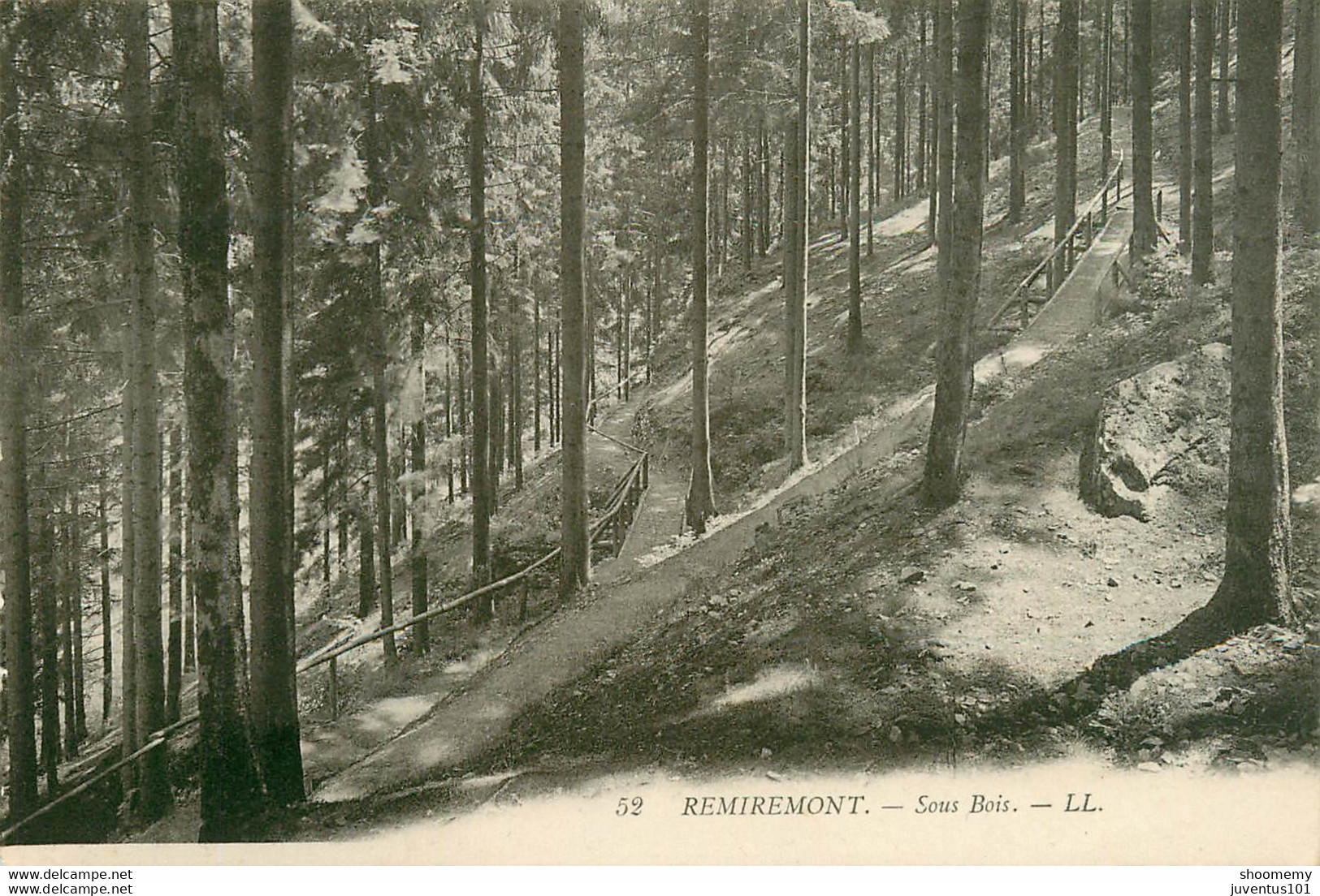 CPA Remiremont-Sous Bois-Timbre    1454 - Remiremont