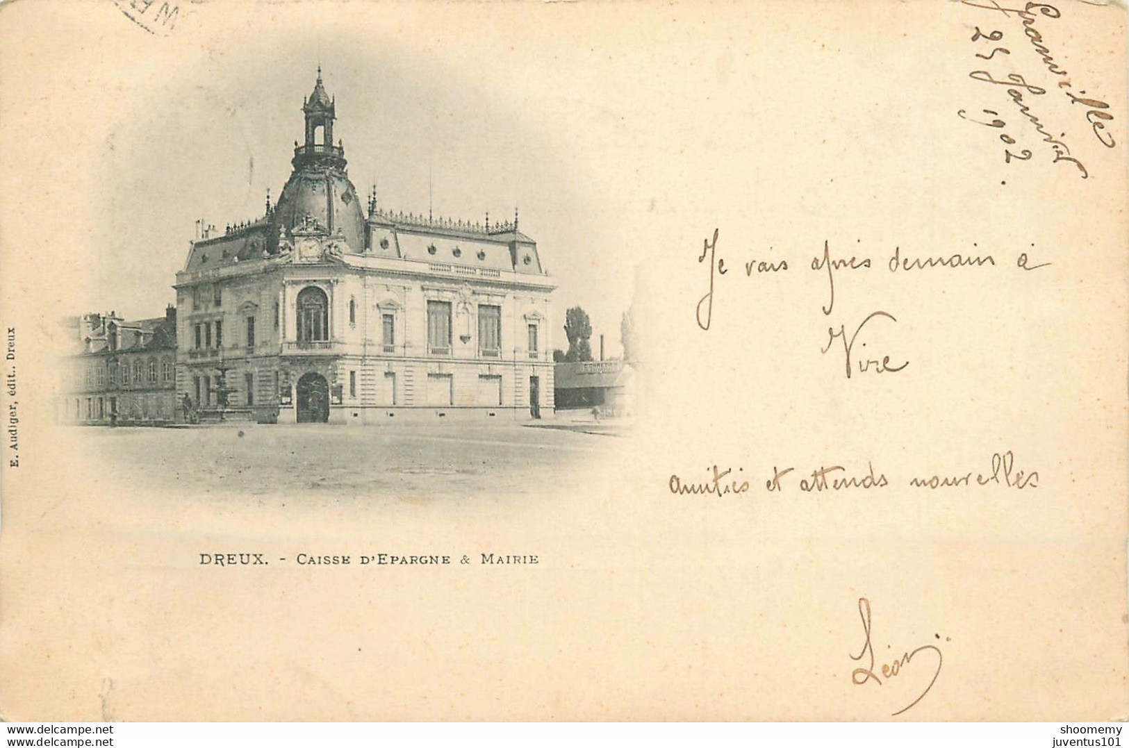 CPA Dreux-Caisse D'épargne-Mairie-Timbre      L1425 - Dreux