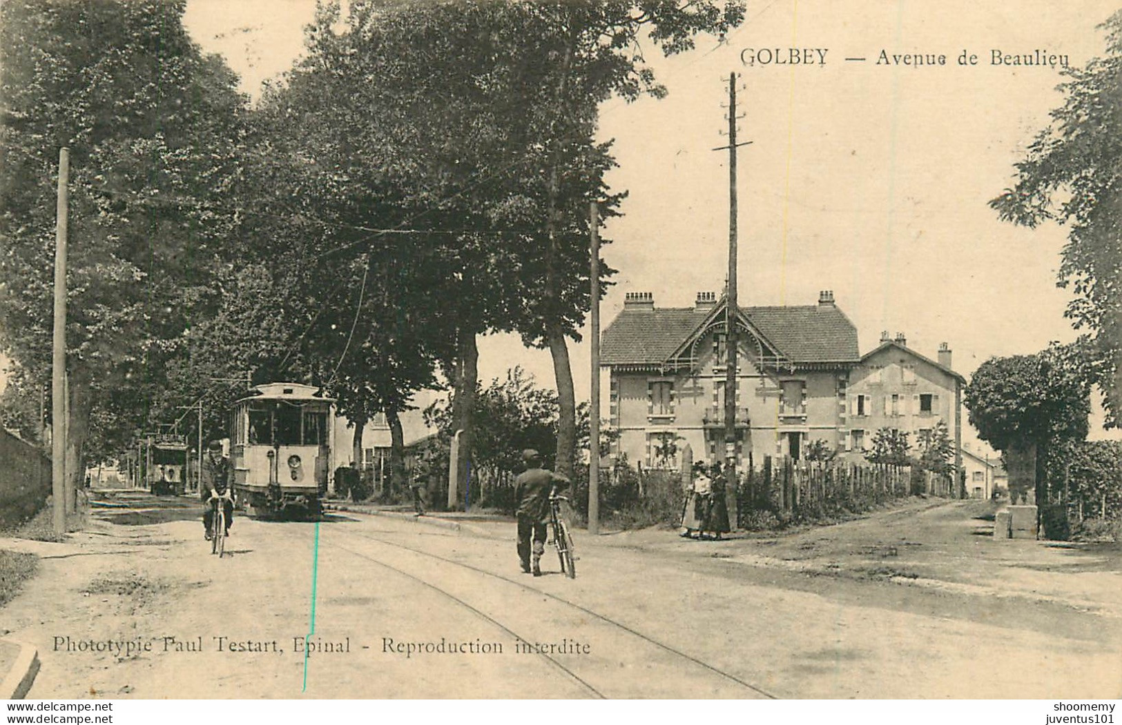 CPA Golbey-Avenue De Beaulieu-Timbre      L1415 - Golbey