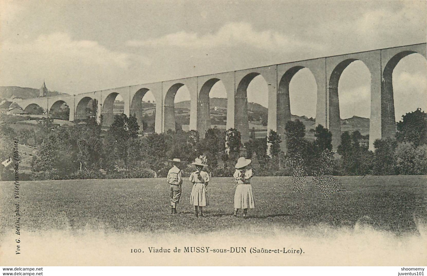 CPA Viaduc De Mussy Sous Dun      L1415 - Autres & Non Classés