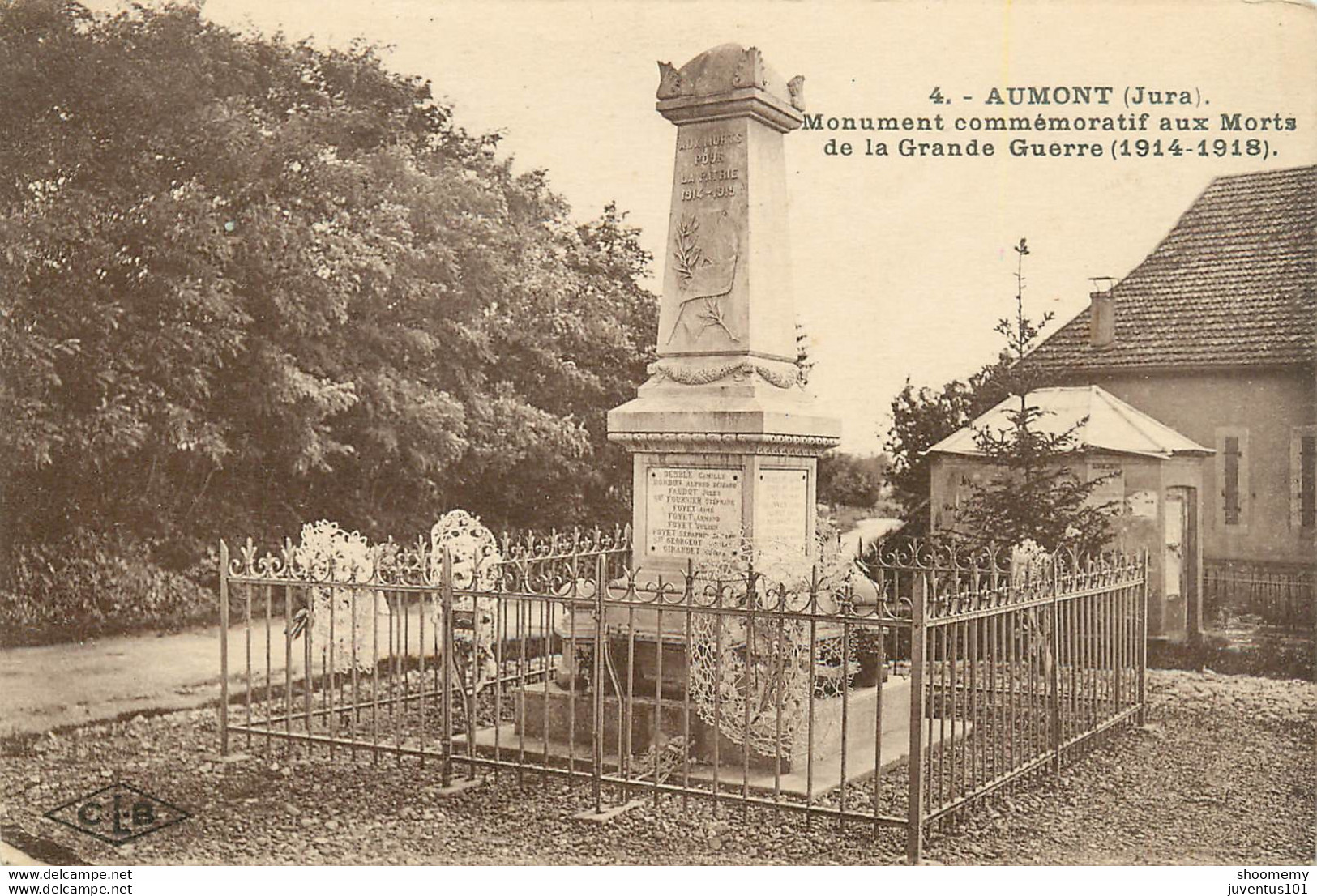 CPA Aumont-Monument Commémoratif Aux Morts De La Grande Guerre    L1401 - Otros & Sin Clasificación
