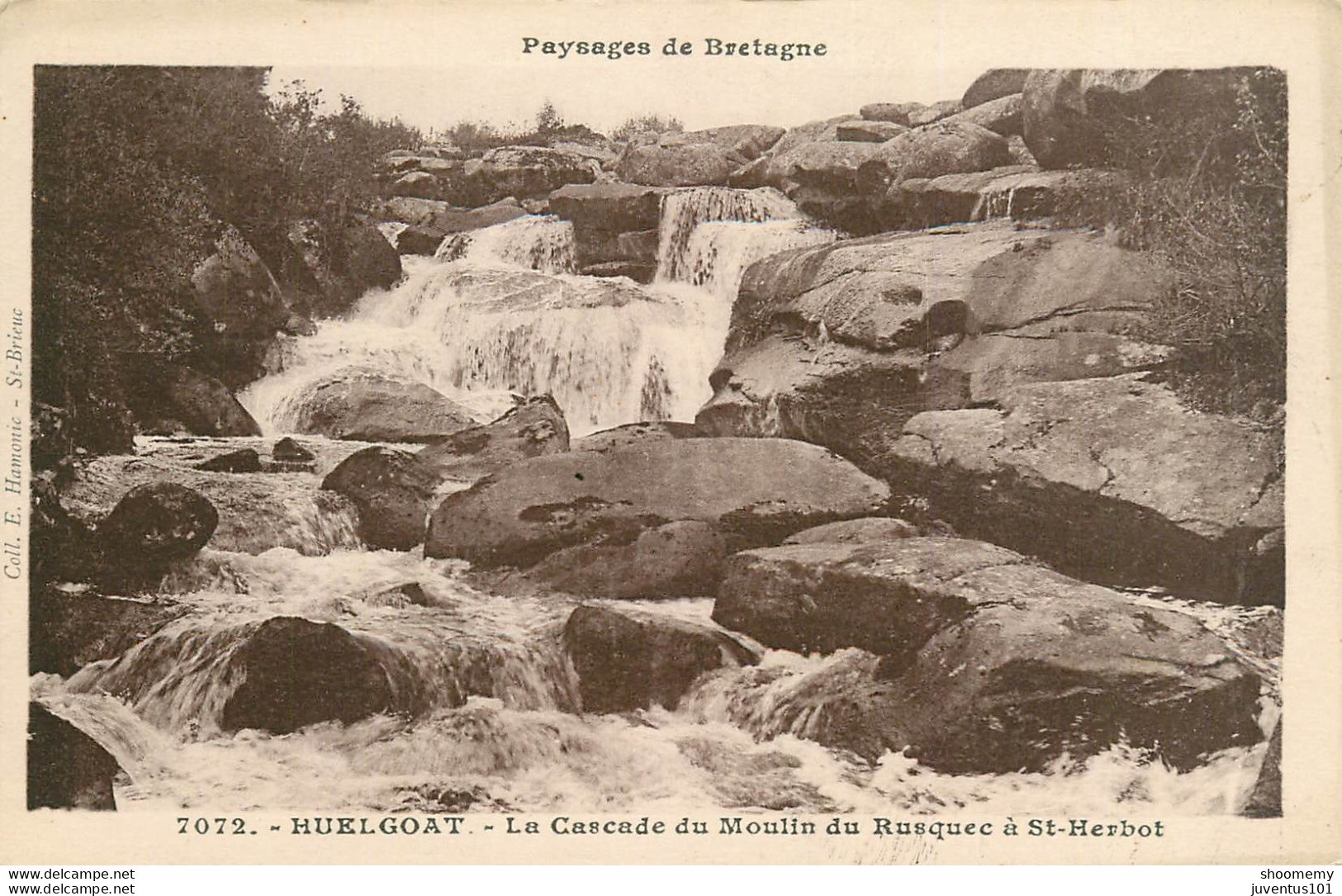 CPA Huelgoat-La Cascade Du Moulin Du Risques à St Herbot    L1549 - Huelgoat