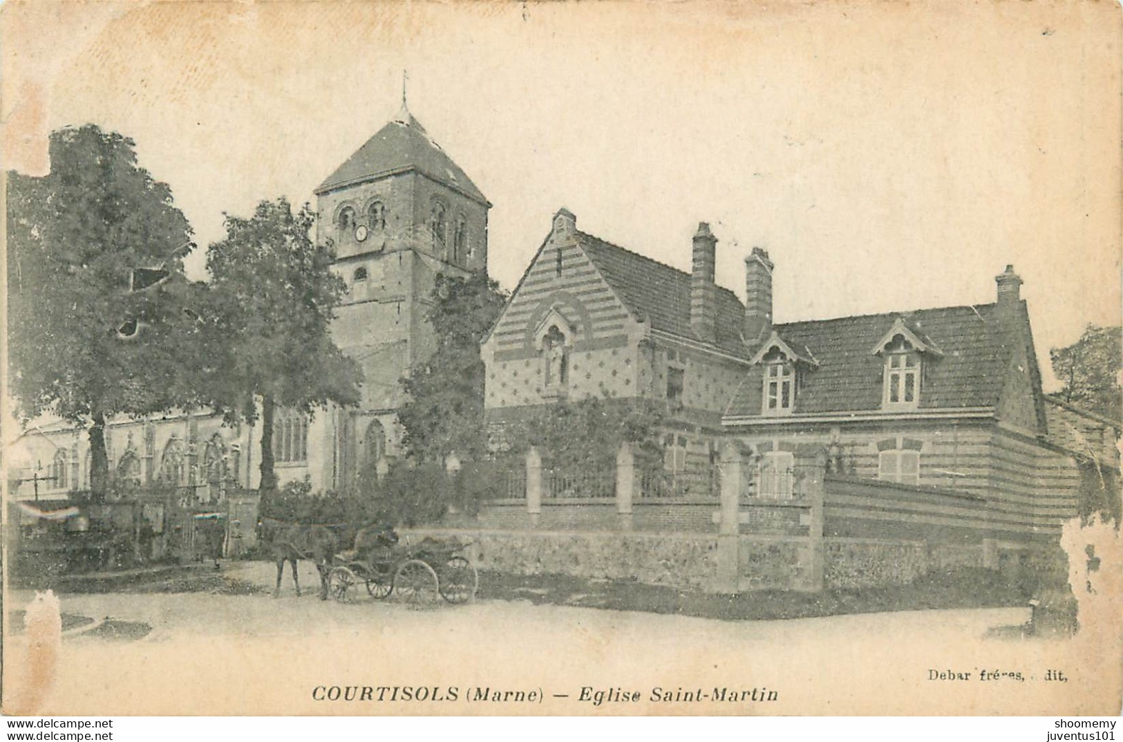 CPA Courtisols-Eglise Saint Martin     L1541 - Courtisols