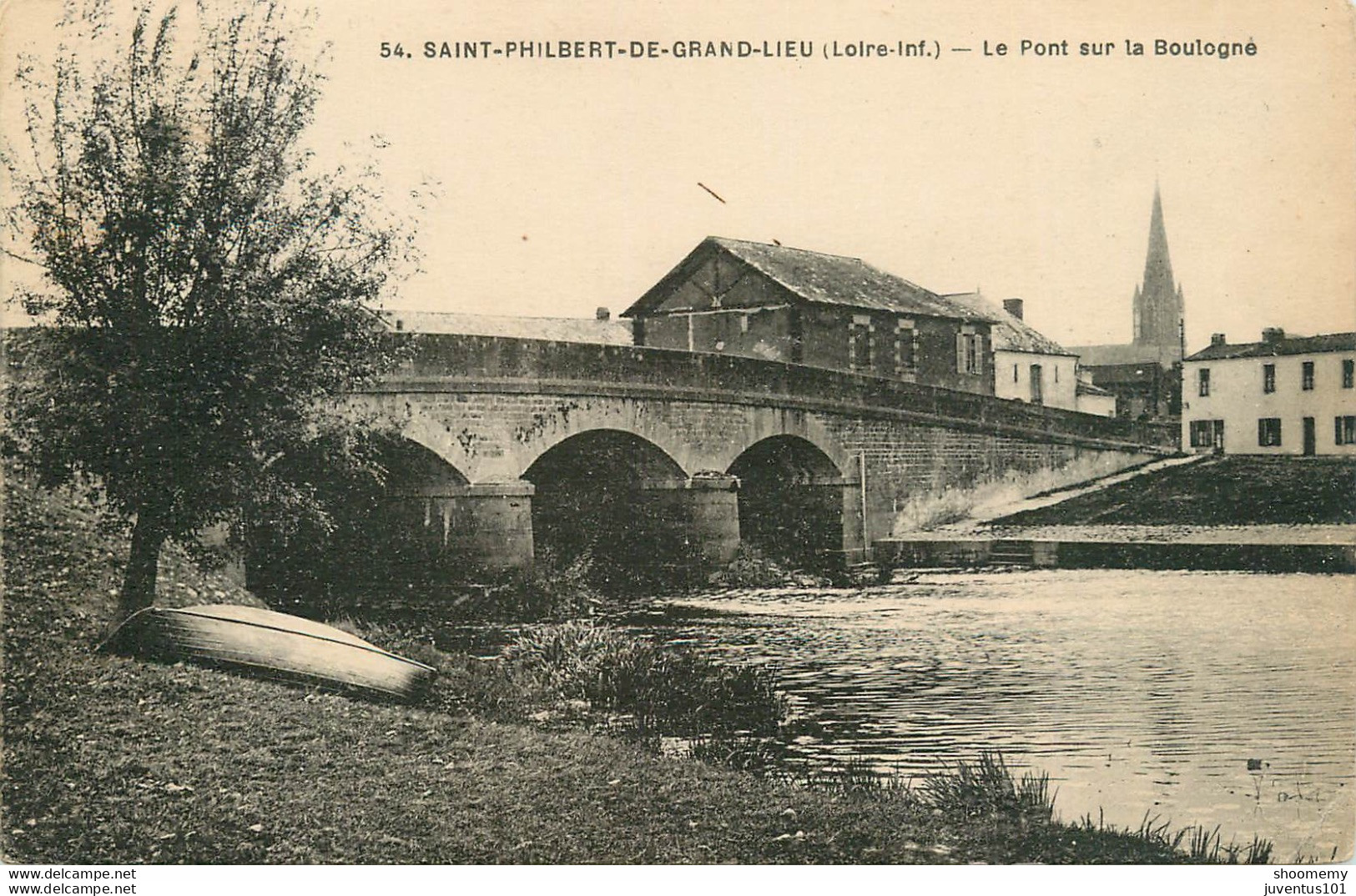CPA Saint Philbert De Grand Lieu-Le Pont Sur La Boulogne      L1540 - Saint-Philbert-de-Grand-Lieu