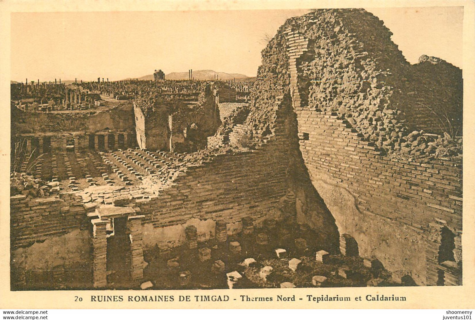 CPA Ruines Romaines De Timgad-Thermes Nord      L1534 - Sonstige & Ohne Zuordnung