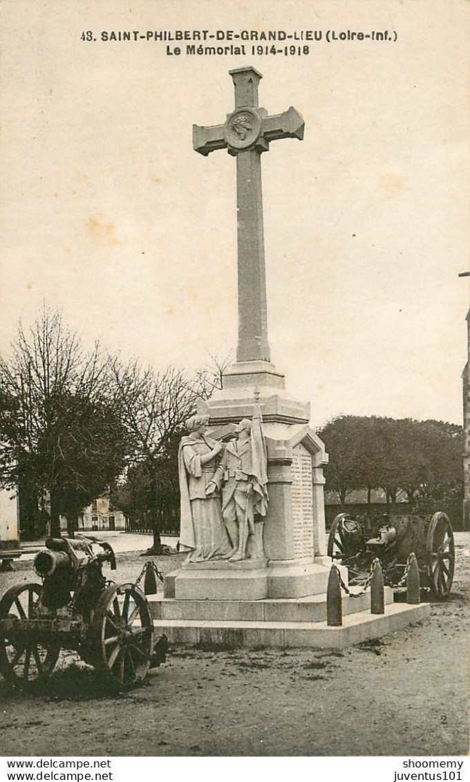 CPA Saint Philbert De Grand Lieu-Le Mémorial       L1528 - Saint-Philbert-de-Grand-Lieu