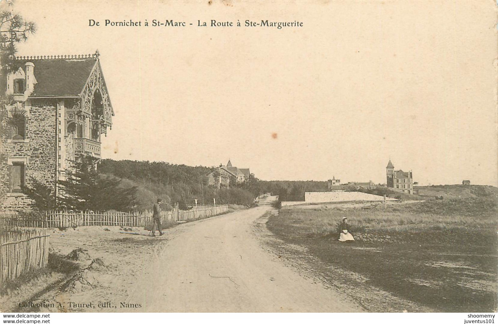 CPA De Pornichet à St-Marc-La Route à Ste-Marguerite       L1513 - Pornichet