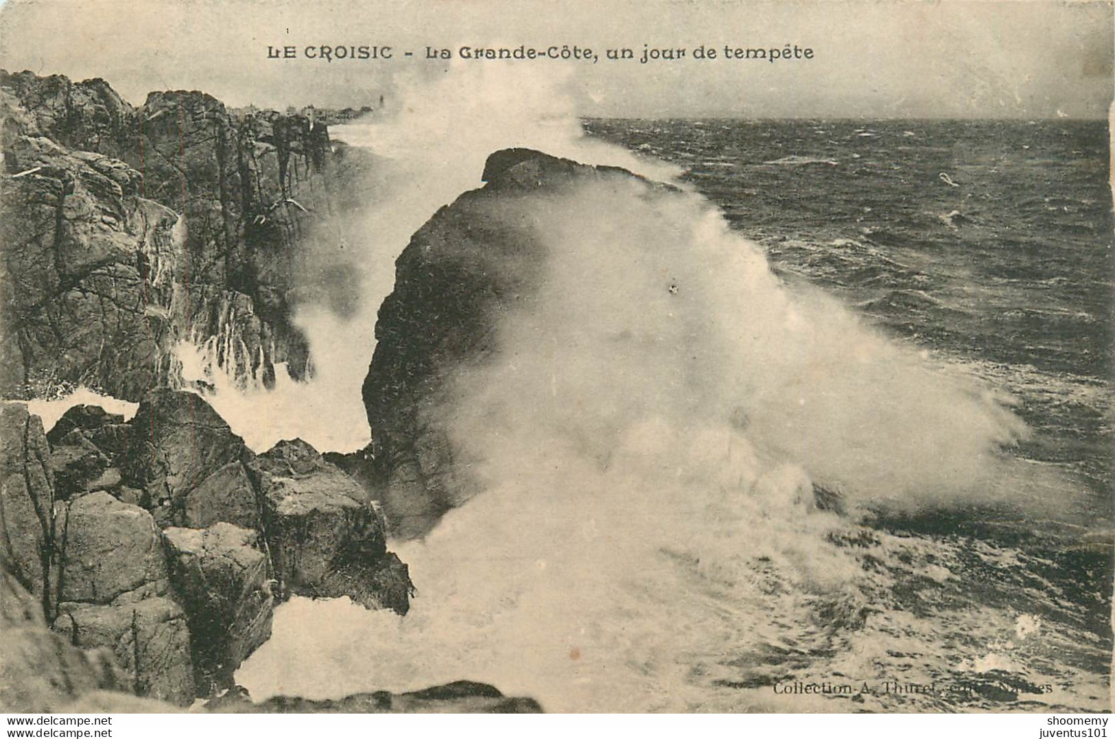 CPA Le Croisic-La Grande Côte Un Jour De Tempête       L1514 - Le Croisic