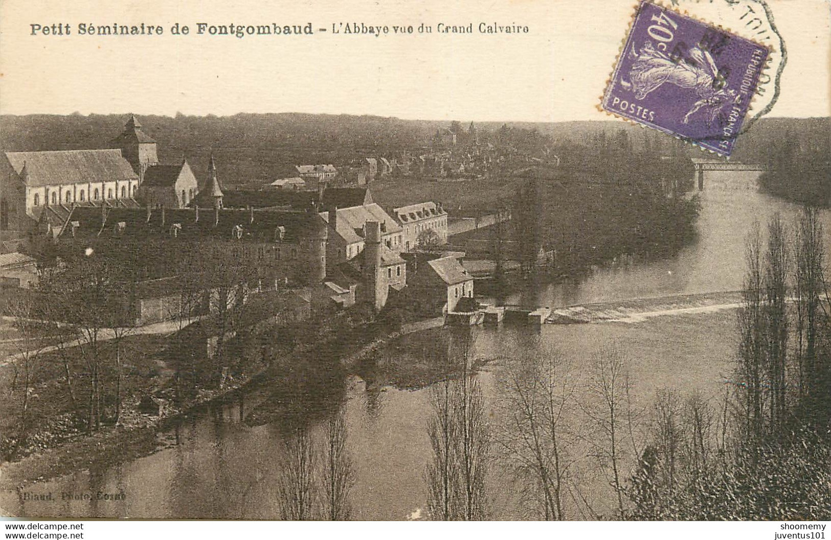 CPA Petit Séminaire De Fontgombaud-L'abbaye Vue Du Grand Calvaire     L1507 - Sonstige & Ohne Zuordnung