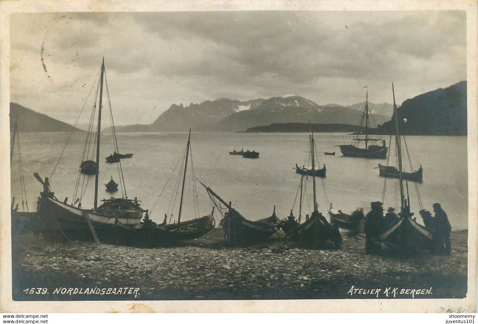 CPA Norge-Nordlandsbaater-Atelier K.K. Bergen       L1496 - Norway