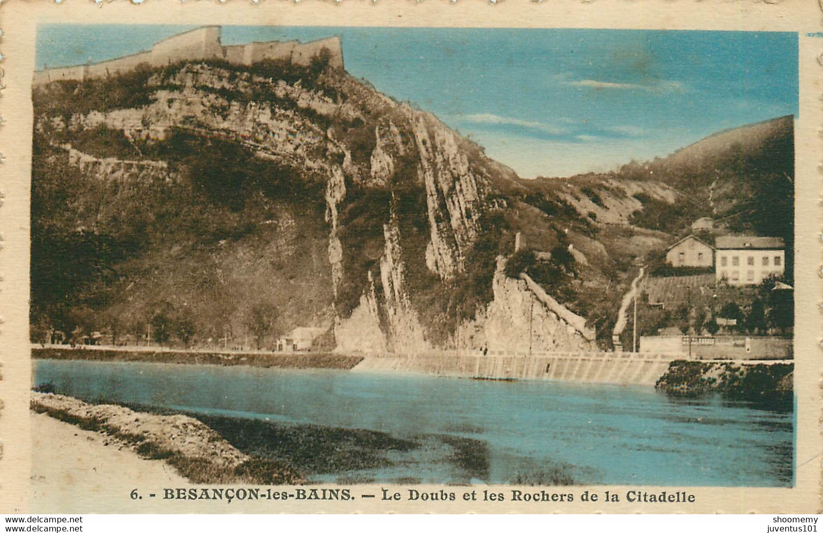 CPA Besançon-Le Doubs Et Les Rochers De La Citadelle    L1494 - Besancon