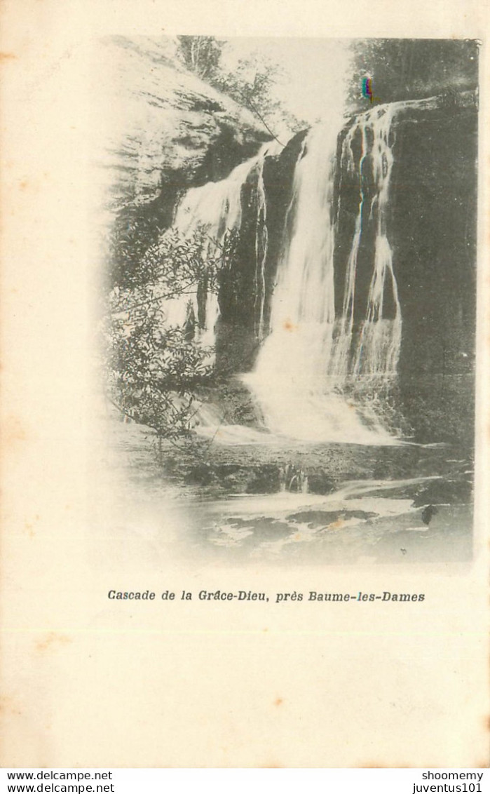 CPA Cascade De La Grâce Dieu Près Baume Les Dames    L1494 - Baume Les Dames