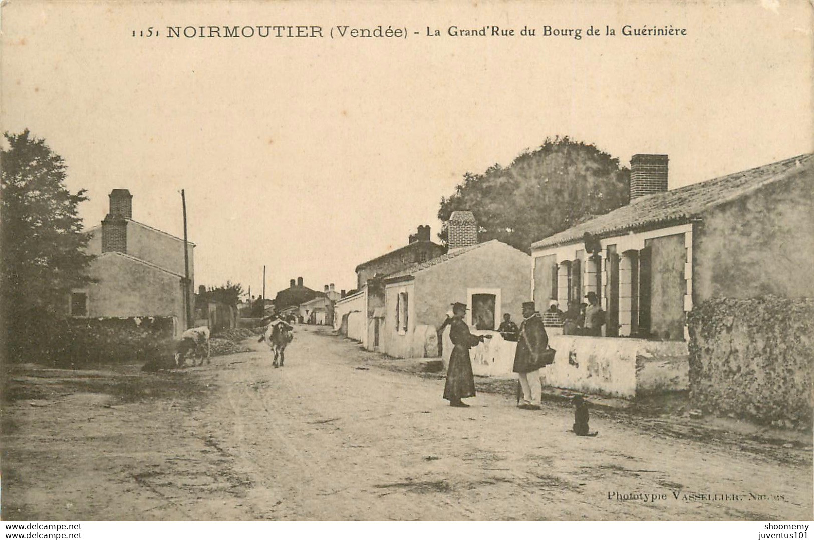 CPA Noirmoutier-La Grand-rue Du Bourg De La Guérinière    L1493 - Noirmoutier