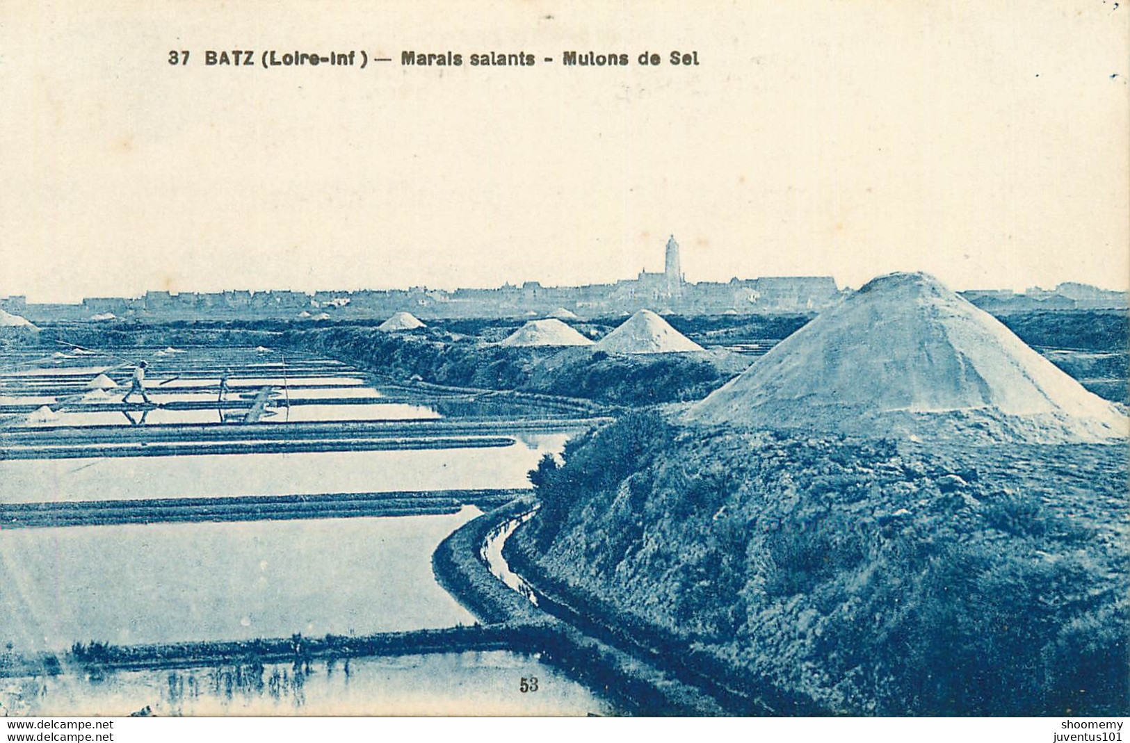 CPA Batz-Marais Salants-Mulons De Sel    L1491 - Batz-sur-Mer (Bourg De B.)