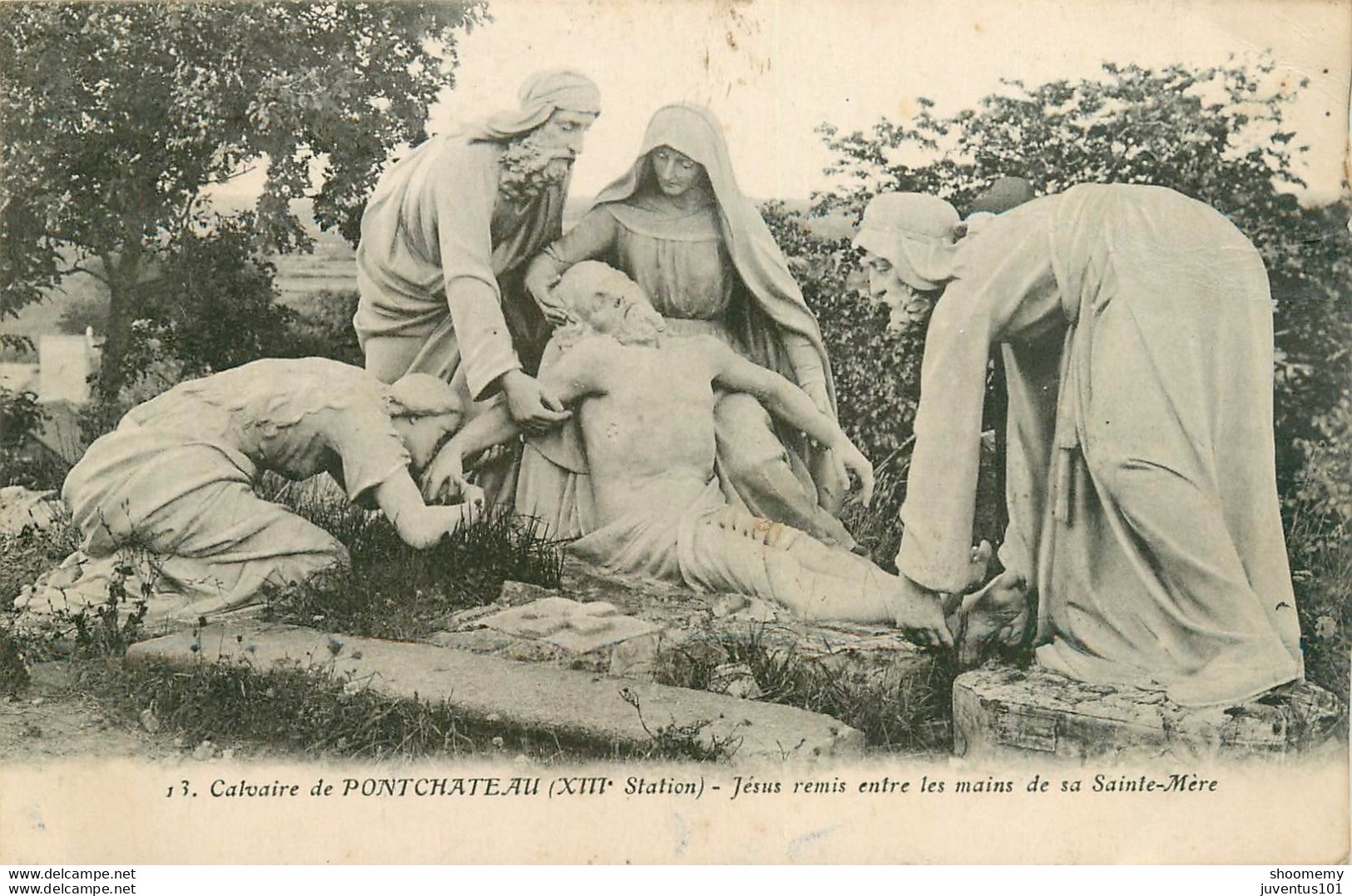 CPA Calvaire De Pontchateau-Jésus Remis Entre Les Mains De Sa Sainte Mère        L1627 - Pontchâteau