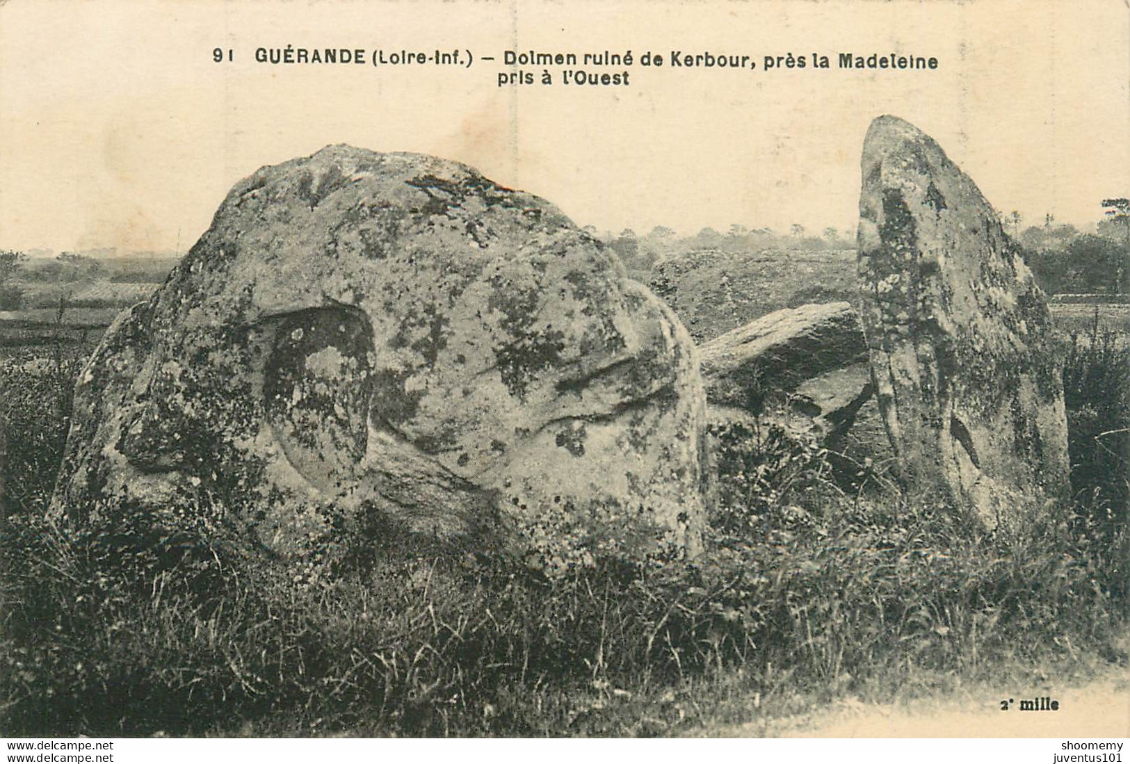 CPA Guérande-Dolmen Ruiné De Kerbour         L1628 - Guérande