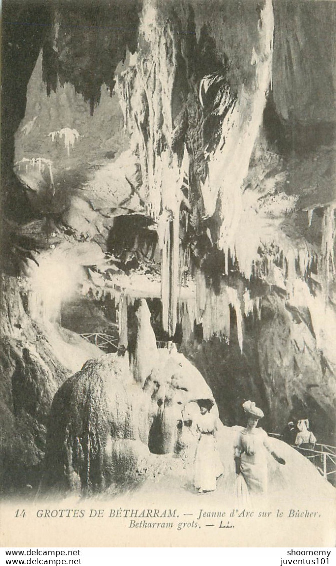 CPA Grottes De Betharram-Jeanne D'Arc Sur Le Bûcher      L1628 - Autres & Non Classés
