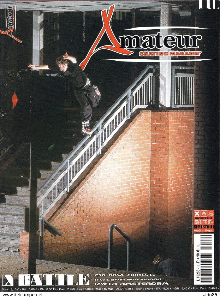 AMATEUR SKATING MAGAZIN' N° 10 . Aout - Septembre 2004 . - Sport